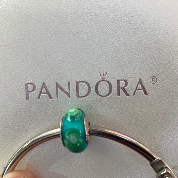 Pandora Green Murano Bead - Picture 1 of 3